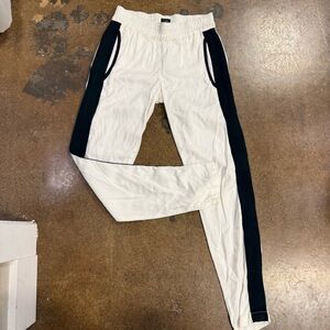 Stylish White and Black Women's Pants